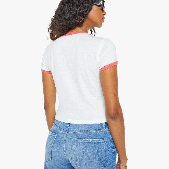 NWT MOTHER The Itty Bitty Cotton Graphic Baby Tee (Bad Seed) - Picture 4 of 5